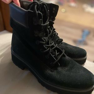 Black Timberland boots